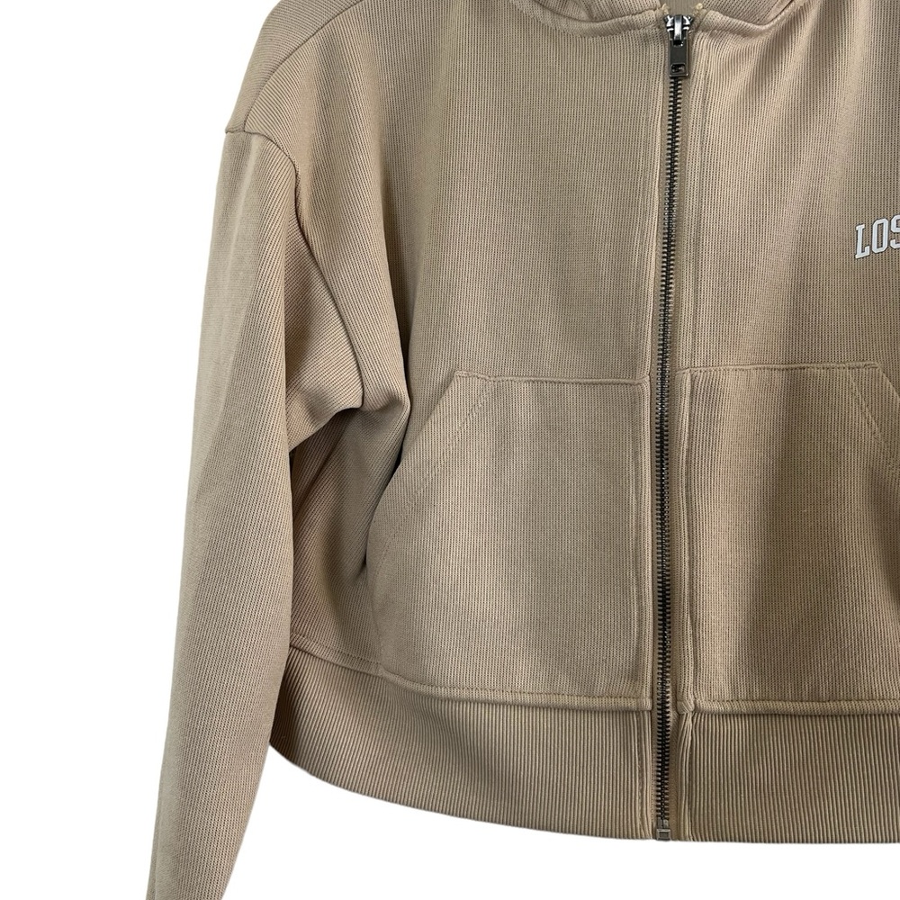 Forever 21 | Los Angeles cropped hoodie full zip jacket junior’s size sm… - Picture 3 of 10